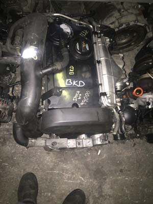 volkswagen jetta 2008-2010 bkd çıkma yedek motor